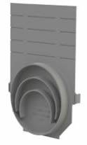 ACO 300 Univ Plastic Endcap/Outlet