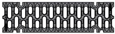 ACO SK1 Ductile Iron Slotted Grate 4-bolt