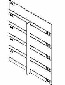 600 Series Extender Panels End cap Ext