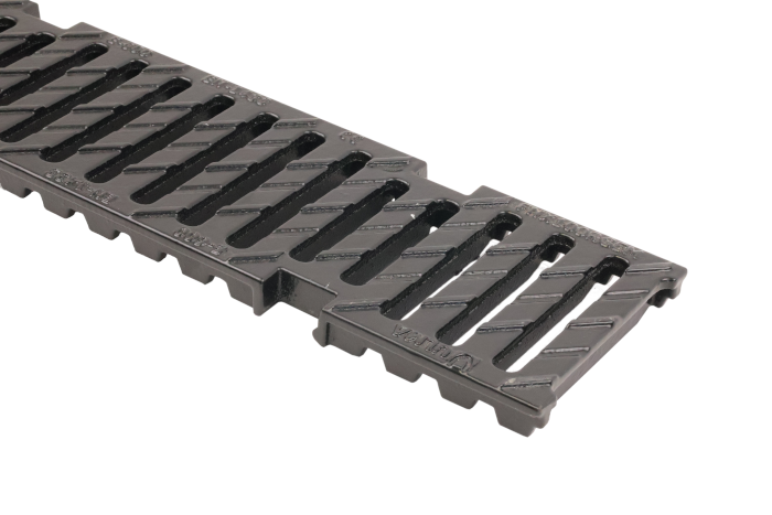 MV100 D Class Ductile Iron Slotted Grate 1/2M