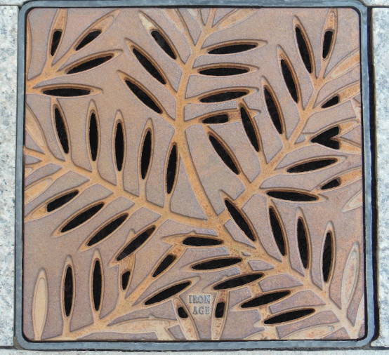 12" Locust Catch Basin Grate