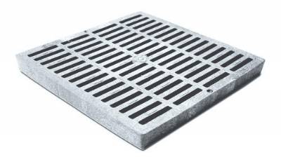 1210 Square Grate Gray 12" x 12"