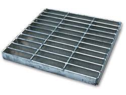 1215 Square Grate Galv Steel 12" x 12"