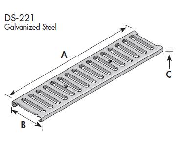 DS-221 Galvanized Grate