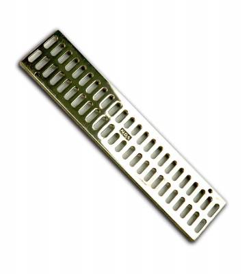 NDS 552B Mini Channel Grate Satin Brass 1 Ft.