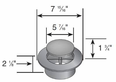 6 inch Pop-Up Drainage Emitter