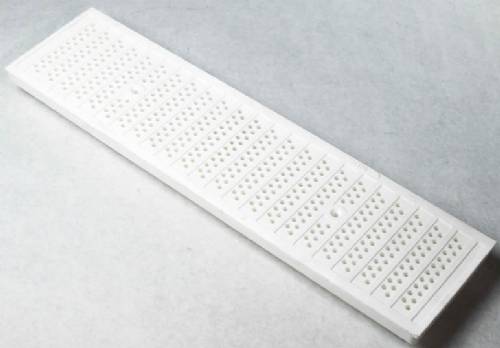 671 Polyolefin Heel Proof ADA Perforated Grate White