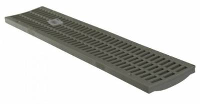 3" Pro Series Light Gray Trench Drain Grate