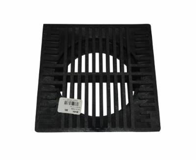 NDS 881 8" Square Polyolefin Black Grate