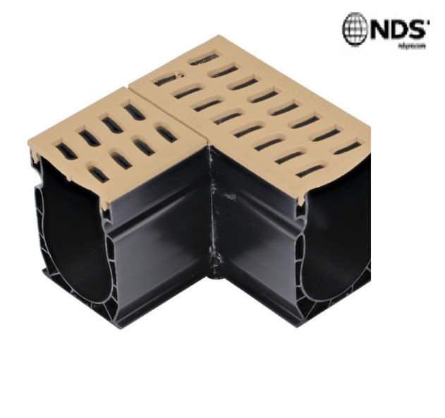 9382 Slim Fabricated 90 Degree Elbow w/Grate