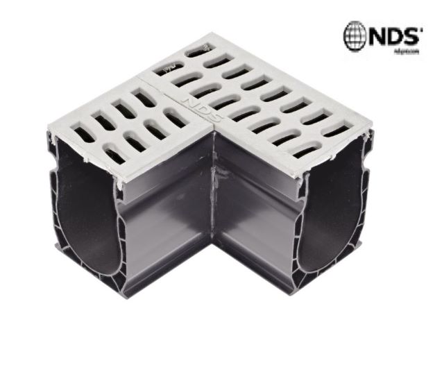 9383 Slim Fabricated 90 Degree Elbow w/Grate