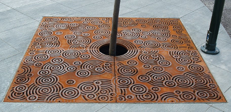 72" Square Oblio Tree Grate