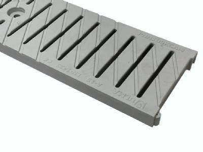 U100K A Class Composite Slotted Grate - GREY 1/2M