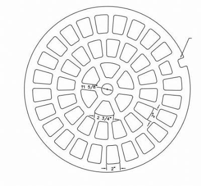 23 3/4" Type C Manhole Grate