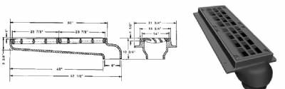 Neenah R-3951 Bridge Drain Frame and Grate