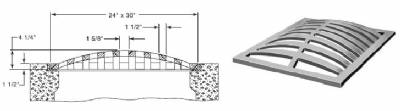 Neenah R-4215-A Convex Grate