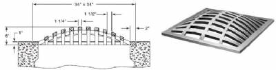 Neenah R-4215-C Convex Grate