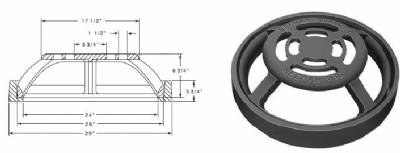 Neenah R-4349-C Median Drainage Grate