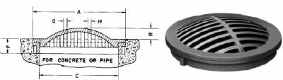 Neenah R-4360-D Round Beehive Grate