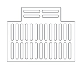 20" Wide Unbolted Neenah R-4990-FX Tee Grate Type A