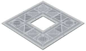 Neenah R-8737-C Square Tree Grate