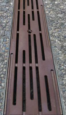 5" Rain Trench Grate