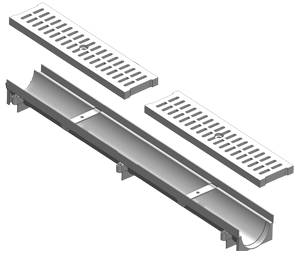 T300 Channel and Grate 10' Kit