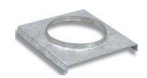 MV200 Galvanized End Outlet