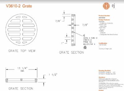 12" Round Heavy Duty Grate