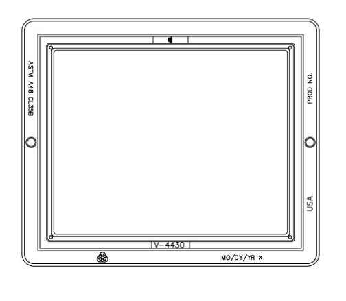 30" Curb Inlet Frame Only