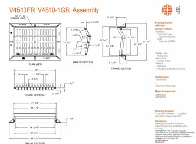 V-4510FR / V-4510-1GR Assembly