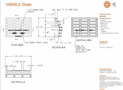 22 1/4" Gutter Inlet