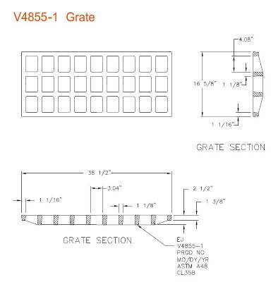 38 1/2" Grate Only