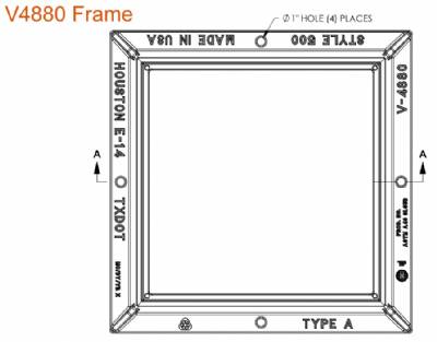 30" Square Frame Only