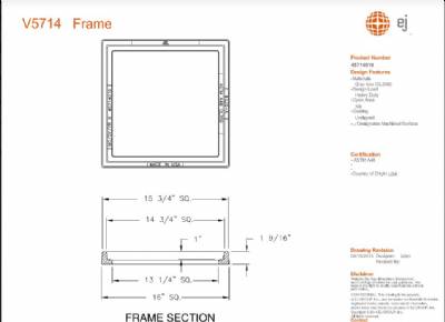 V5714 Frame only