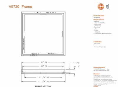 V5720 2" Tall Angle Frame