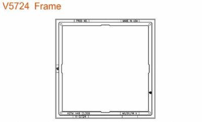 24" Square Frame Only 1 1/2" Deep