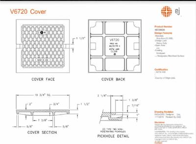 V-6720 Solid Cover