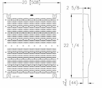 Z874-18-HPD Heel-Proof Longitudinal DI Grate