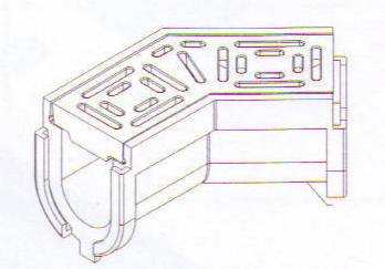 Z880-C45 45 Degree Channel & Grate