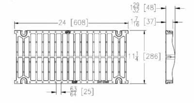 Zurn P12-GSC Galvanized Solid Grate