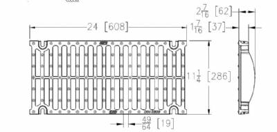 Zurn P12-GDE Galvanized Grate