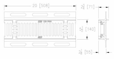 Zurn P6-FGF Ductile Iron Slotted Grate w/Frame