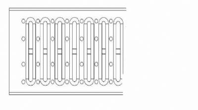 Zurn P6-RFGC-20 Reinforced Galvanized Steel Slotted Grate