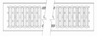 Zurn P6-RFGC Reinforced Galvanized Steel Slotted Grate