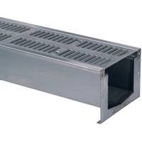 Z895 12" Stainless Steel Trench Drain System w/ SS Bar Grate Per ft.