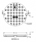 22 3/4" Manhole Type A Solid Cover Only