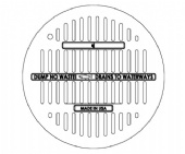 24" Manhole Type M2 ADA Grate Only