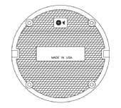 22" Manhole Solid Cover Only