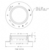 38" Manhole Frame